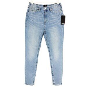 True Religion Women Halle Big T Stretch Blue Denim Jean Size 32